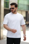 Erkek Kısa Kollu Basic Oversize Tshirt resmi
